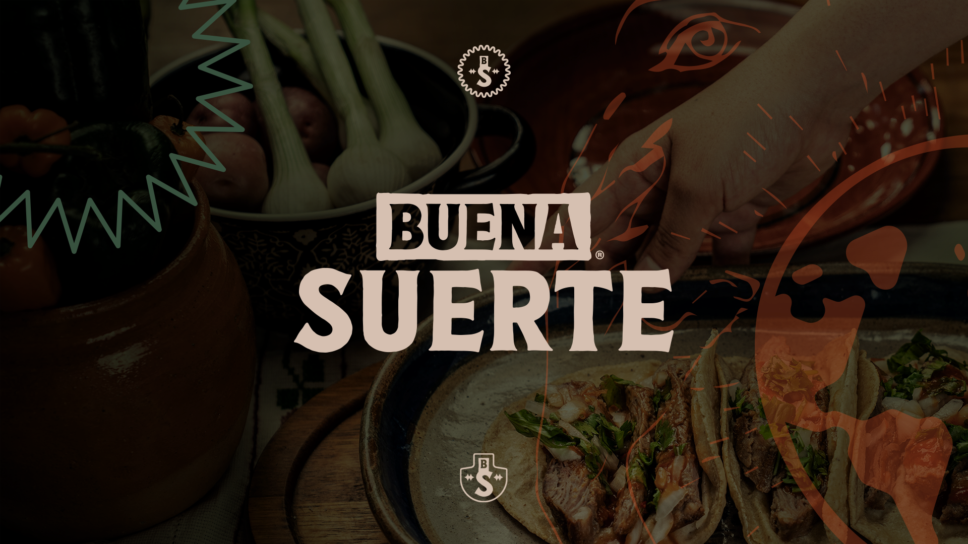 Mexican restaurant Branding for Buena Suerte Mexican restaurant - Logo, logotype, and sub logos